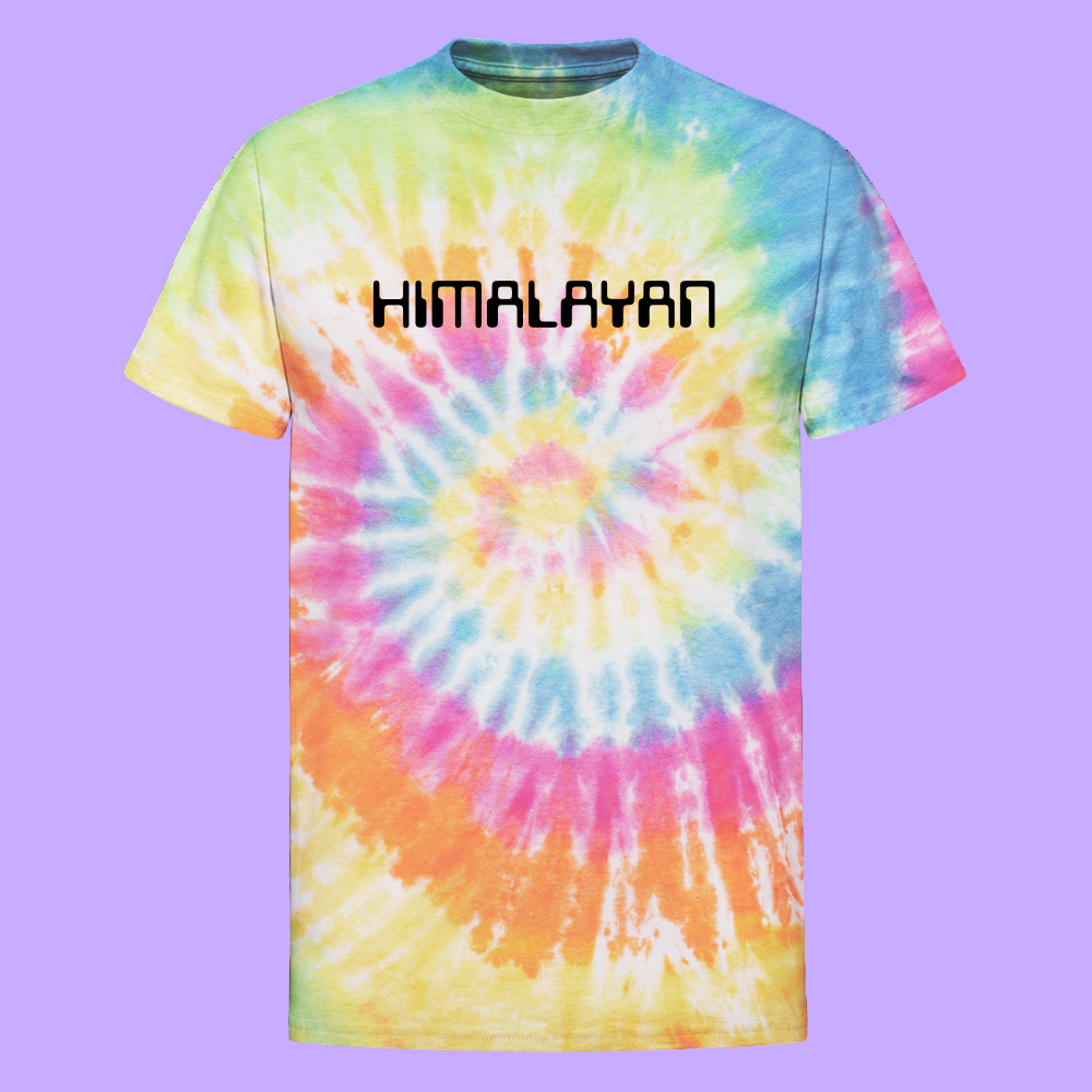 Retro Tie Die - rainbow