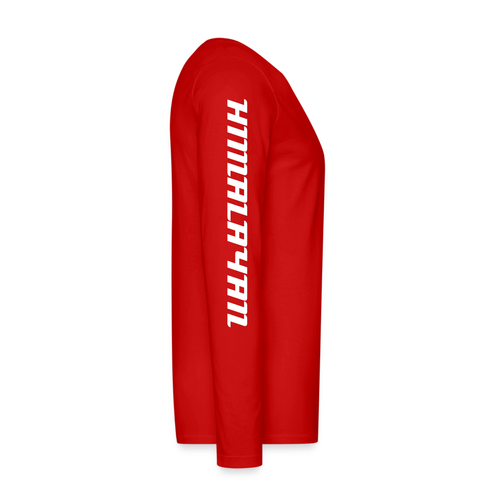 Men's Premium Long Sleeve T-Shirt - red